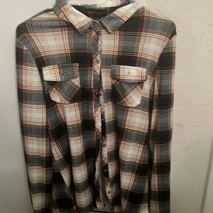 Flannel pull over/jacket